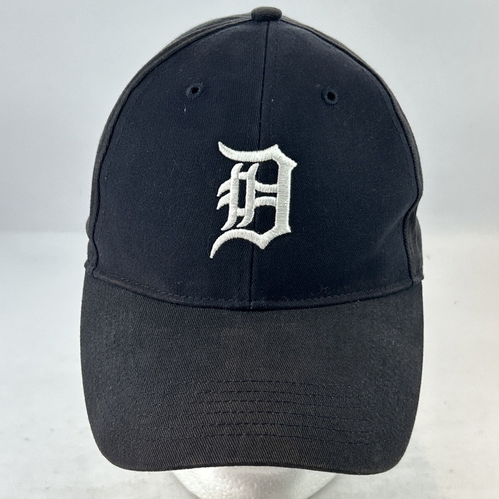 Vintage Detroit Tigers Hat Cap Strap Back Fan Favorite Script D Embroidered Logo